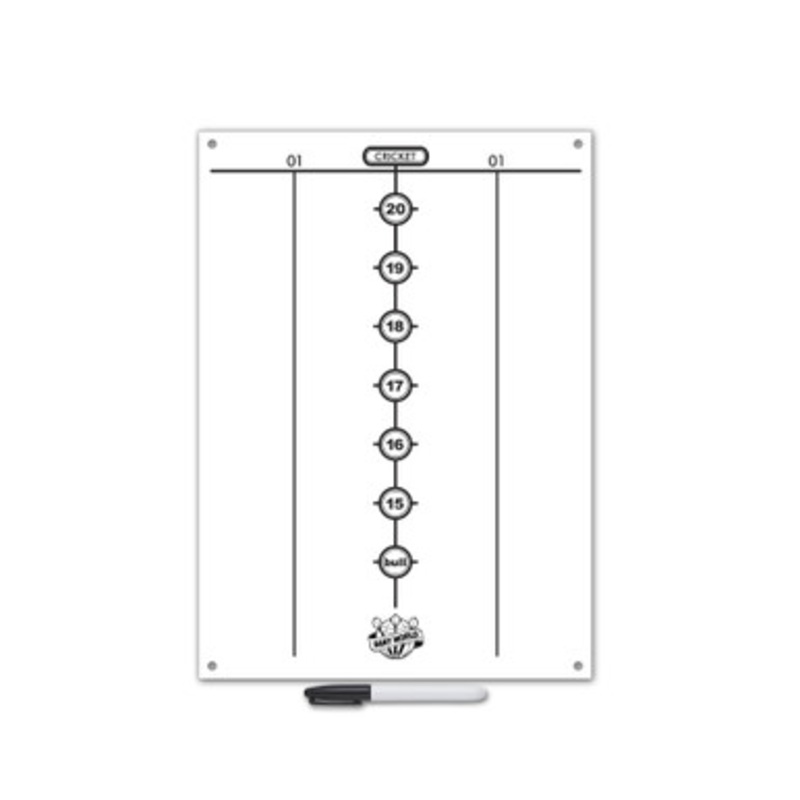Dart World Cricketeer Medium Dry Erase Scoreboard