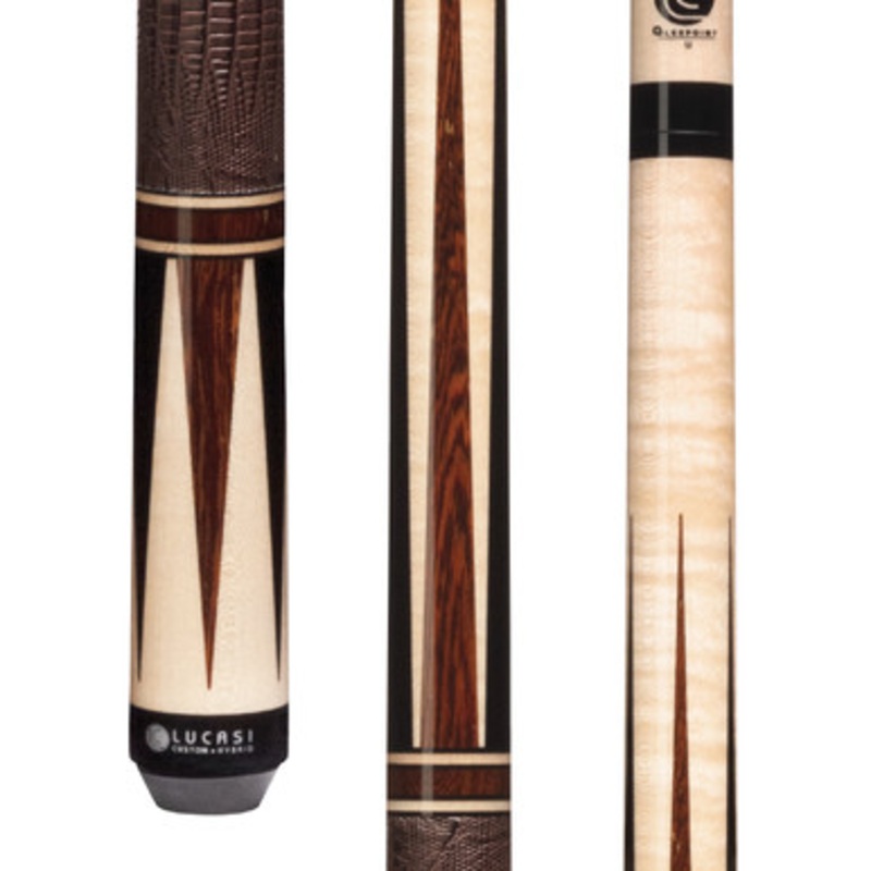 Lucasi LUX51 Natural Curly Maple Cue