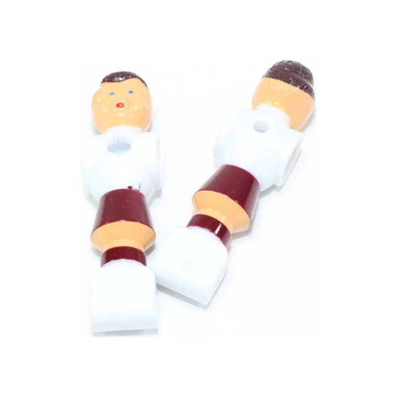 Plastic Red/White Foosball Player