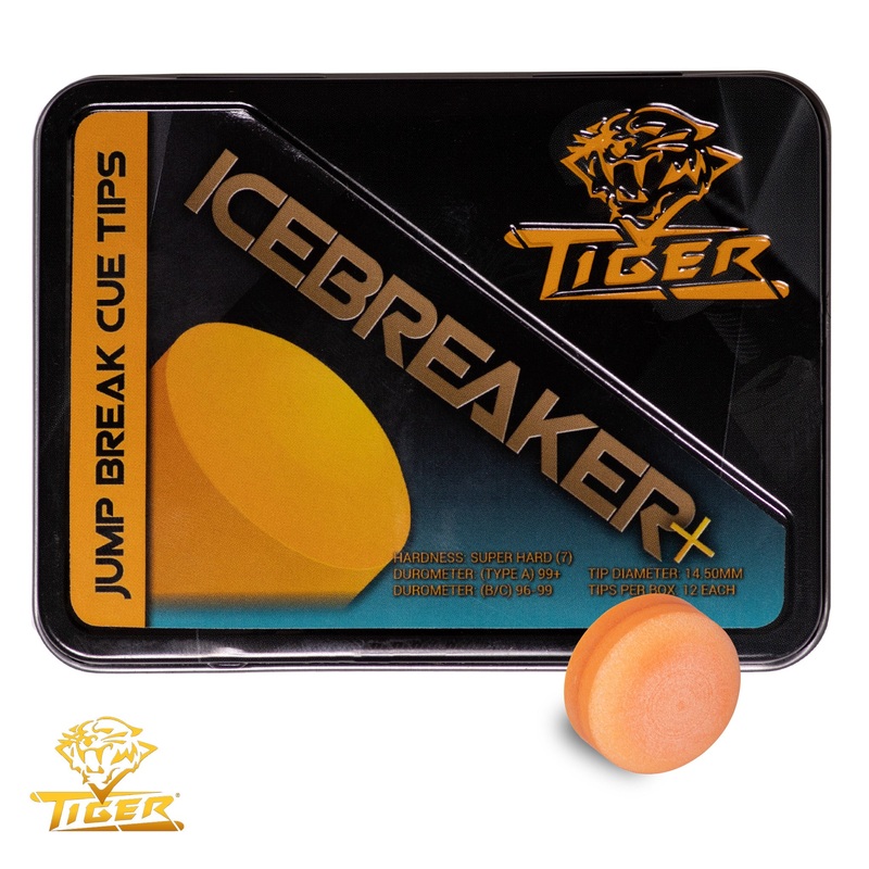Tiger Icebreaker+ Cue Tip 14.5mm Super Hard 1 pc