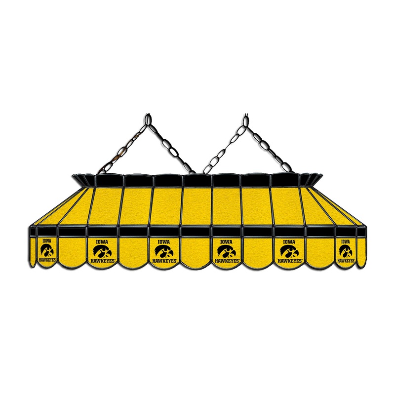 University Of Iowa 40 Glass Lamp