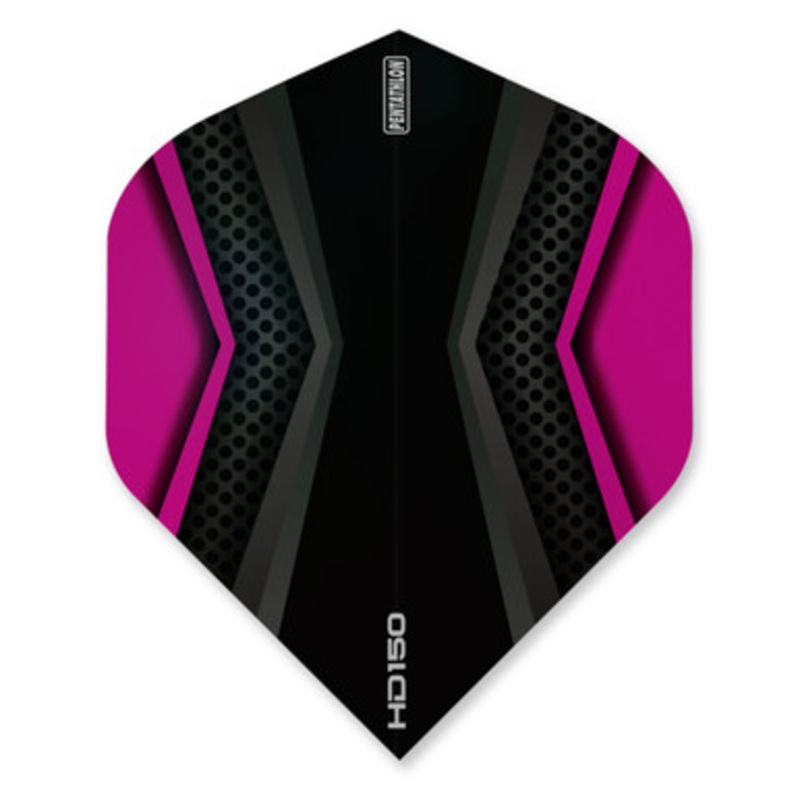 Dart World Pentathlon HD 150 Black & Magenta Flight