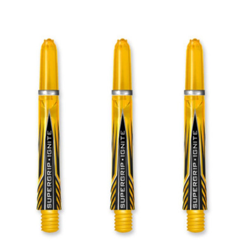 Dart World Supergrip Ignite Yellow Shaft – Midi