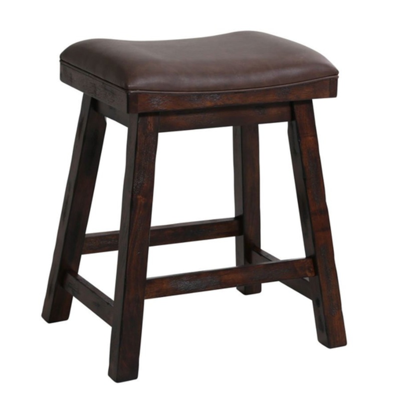 ECI Gettysburg 24 Saddle Counter Stool