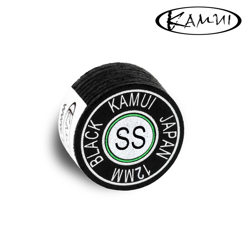 Kamui Black Cue Tip 12mm Super Soft