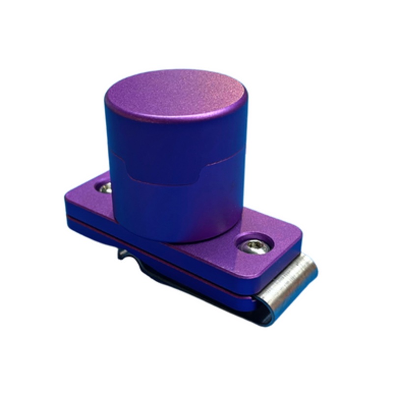Metal Circle Magnetic Chalk Holder – Purple
