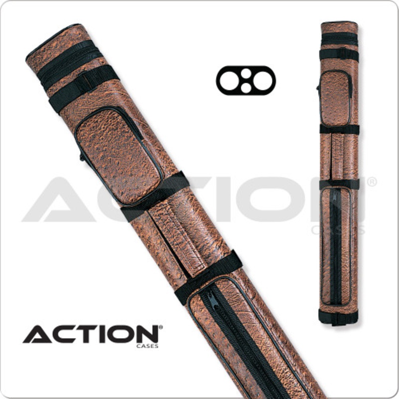 Action AC22 2×2 Brown Hard Cue Case