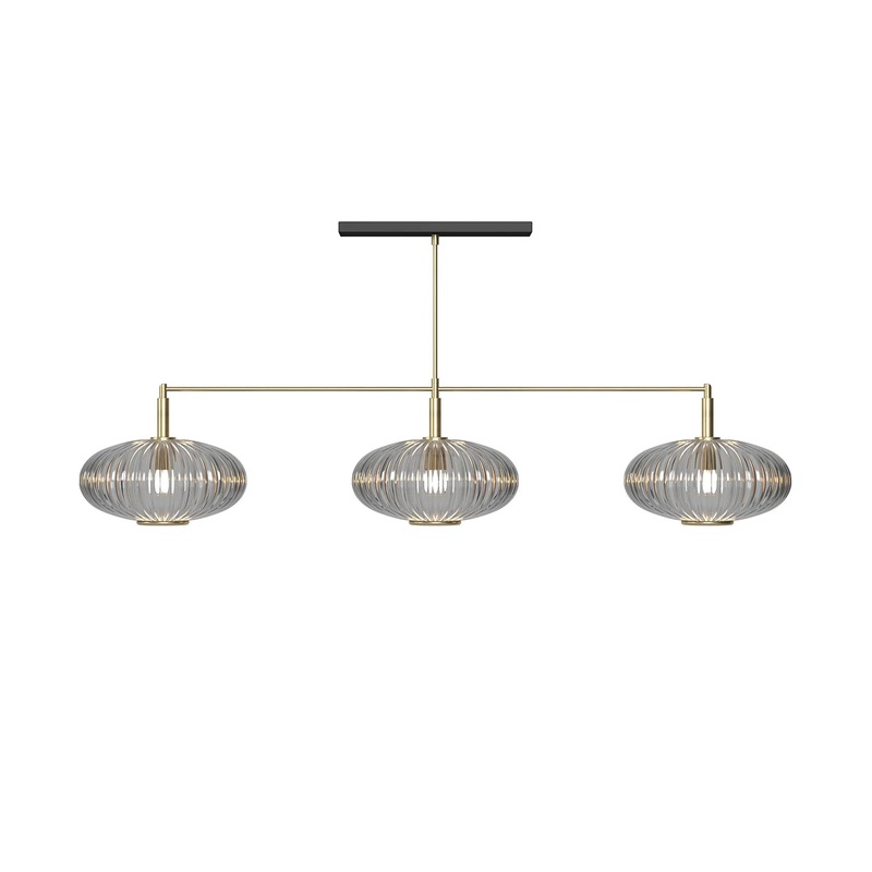 Prohibition 54 Smoke Shades with Brass Bar