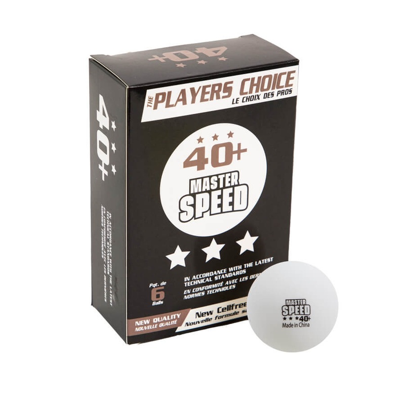 3-STAR MASTER SPEED BALLS IN 6 BLISTER BOX WHITE BALLS