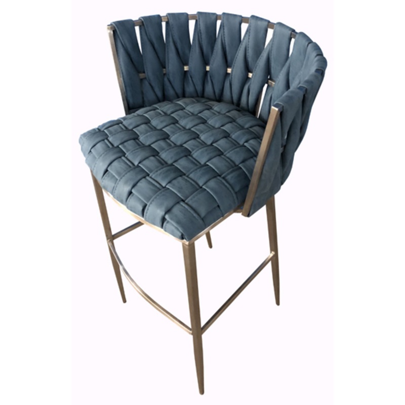 Tobias Barcelona Stainless Steel Stool