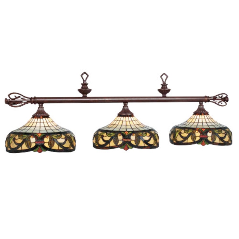 RAM Harmony 60 3-Shade Stained Glass Light