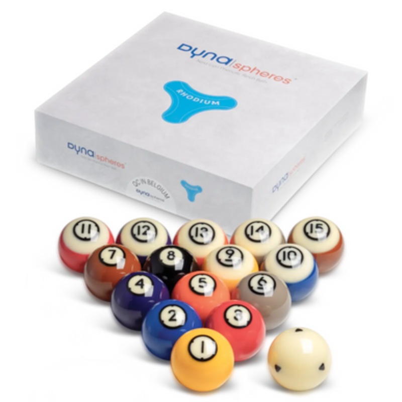Dynasphere Rhodium 572 Pool Ball Set