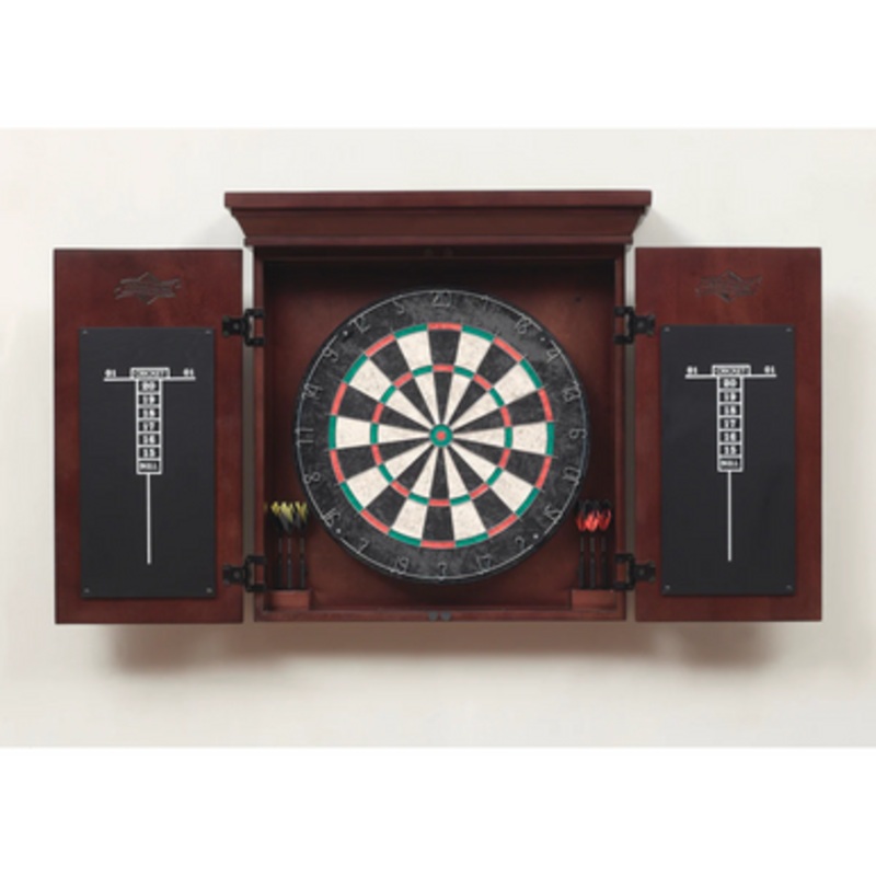 American Heritage Athos Dartboard Cabinet in Espresso