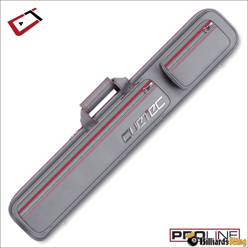 Cuetec Pro Line Gray 4×8 4 Butt 8 Shaft Soft Pool Cue Case 95-753