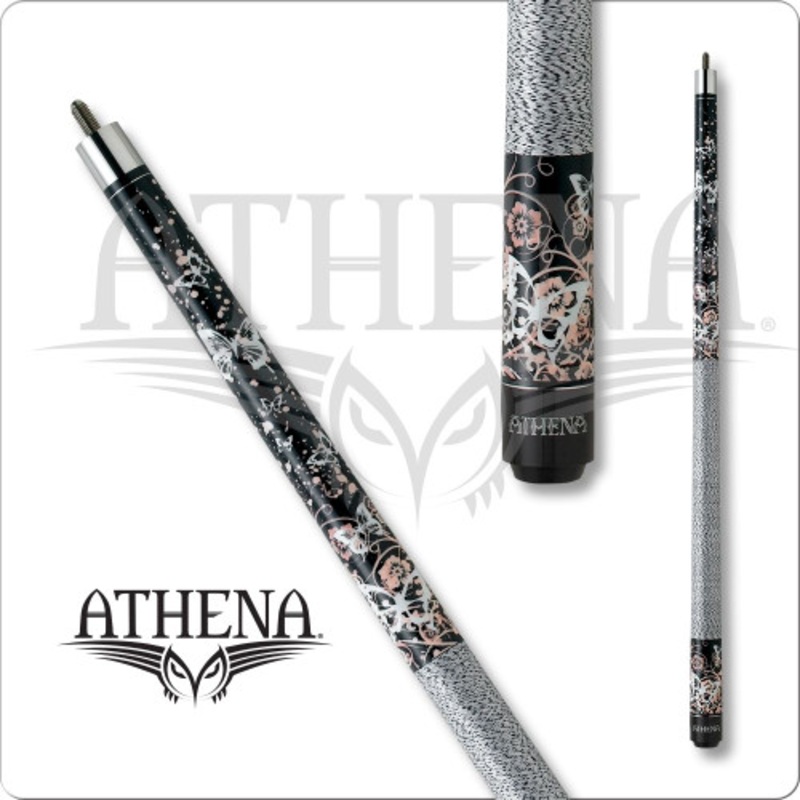 Athena ATH18 White Butterflies Pool Cue