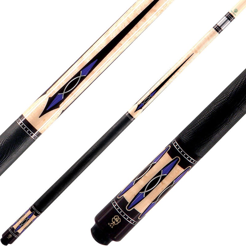 McDermott Cues G Series Birdseye Maple With 4 Recon Ebony Points G703