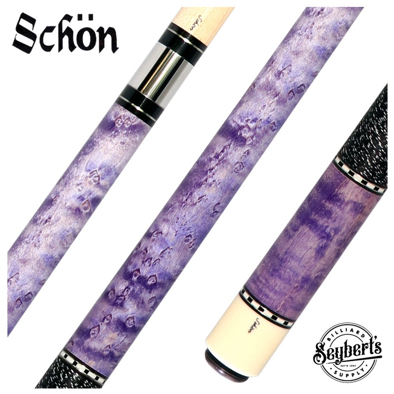 Schon STL Series Blue Stained Pool Cue – STL1BL