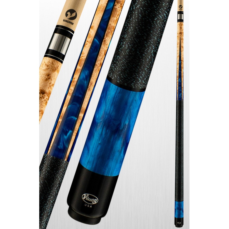 Viking Helix Blue Pearl Pool Cue | Vikore Shaft