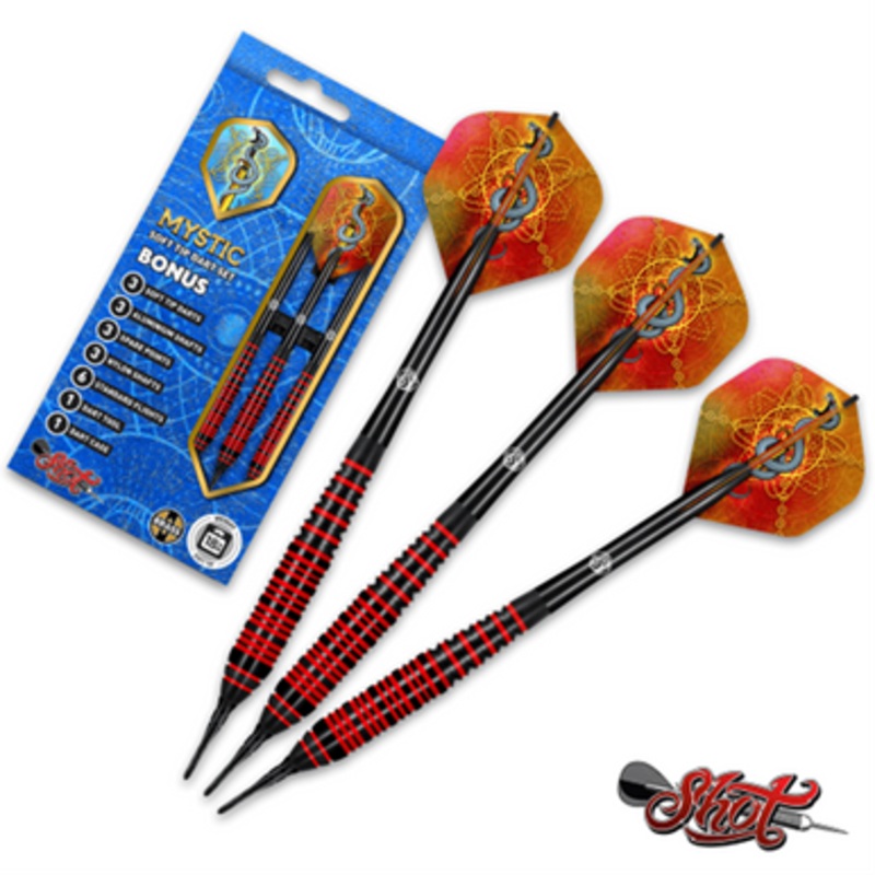 Shot Darts Mystic Soft Tip Darts 18g