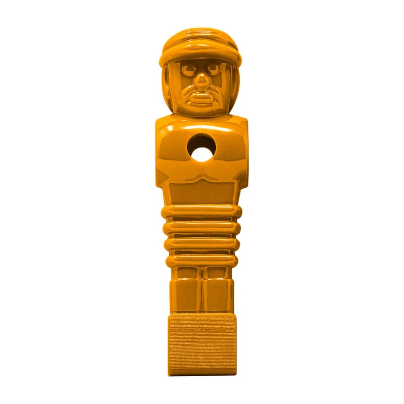 YELLOW FOOSBALL REPLACEMENT PLAYER HOLE 16MM 5/8