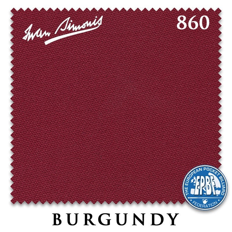 10 ft Simonis 860 Burgundy