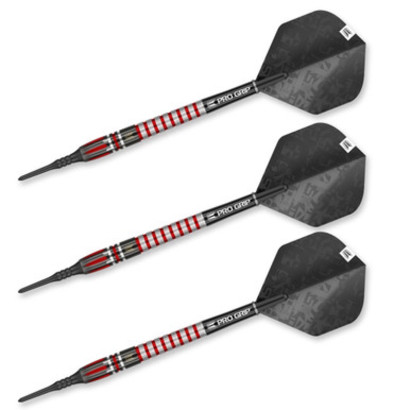 Target Nathan Aspinall Black Soft Tip Darts 18g