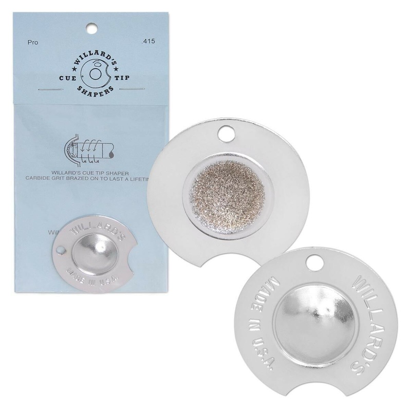 Willard’s Cue Tip Shaper .415 inches Nickel radius