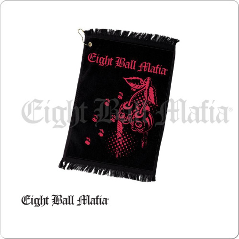 Eight Ball Mafia Cherry Skulls Towel