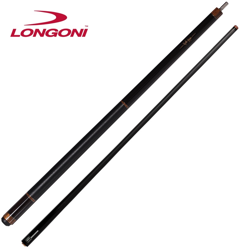 Longoni Niels Feijen Sparkle Pool Cue w/Luna Nera Shaft Linen Wrap