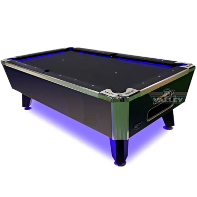 Valley Panther Black LED Home Pool Table