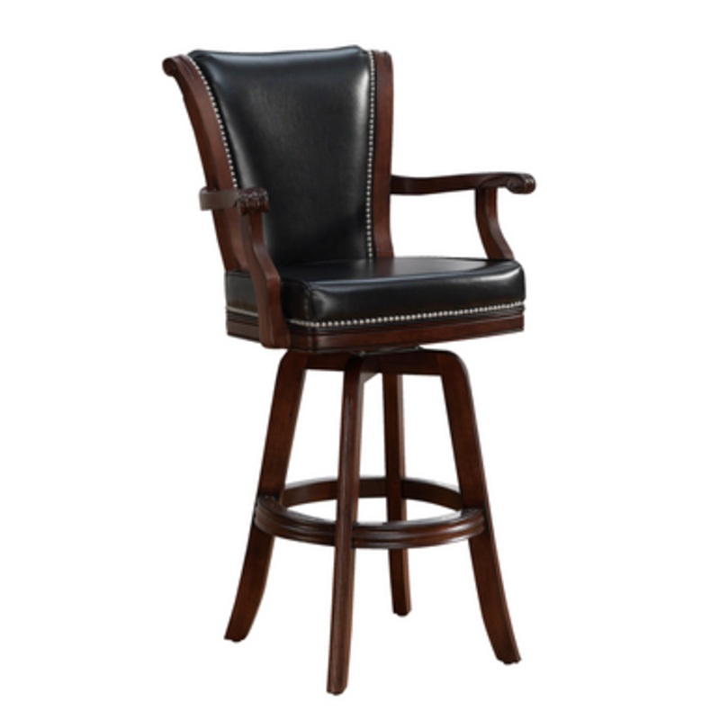 American Heritage Napoli Stool in Suede
