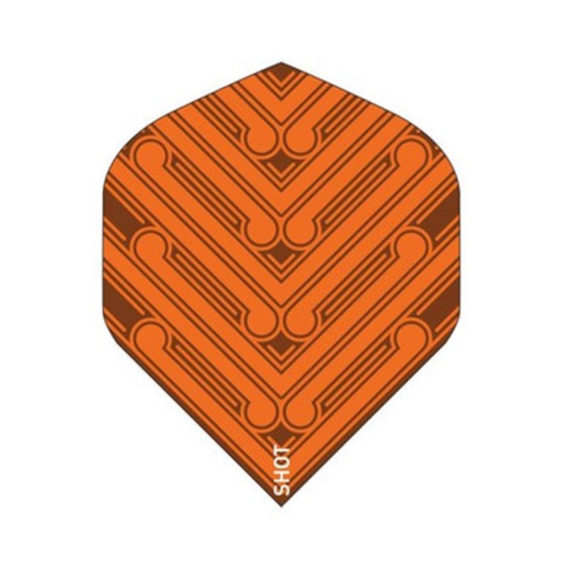 Shot Darts Manu Orange Flights – Standard