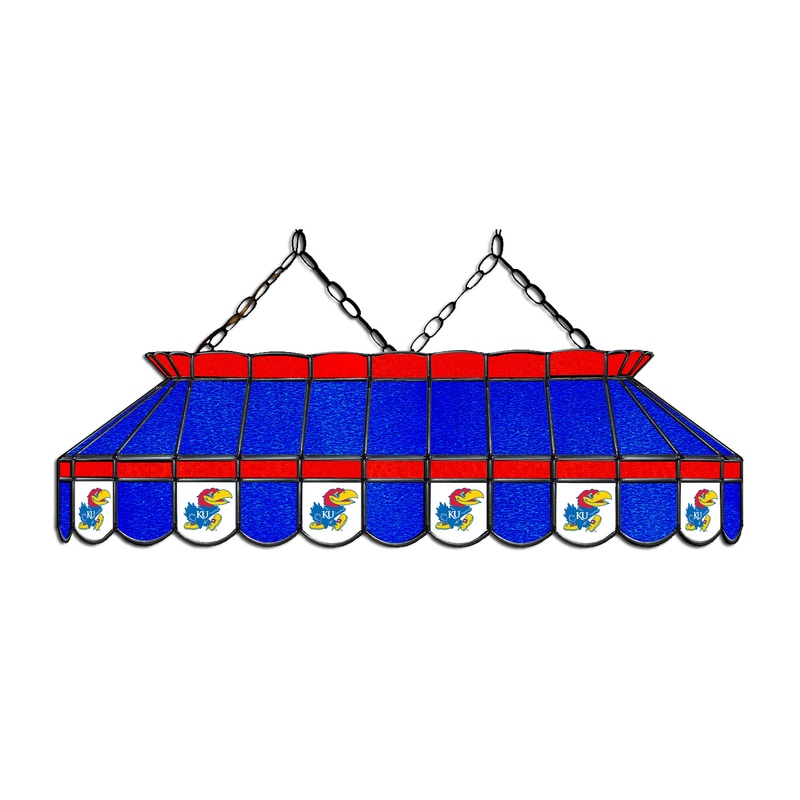 University Of Kansas 40 Glass Lamp