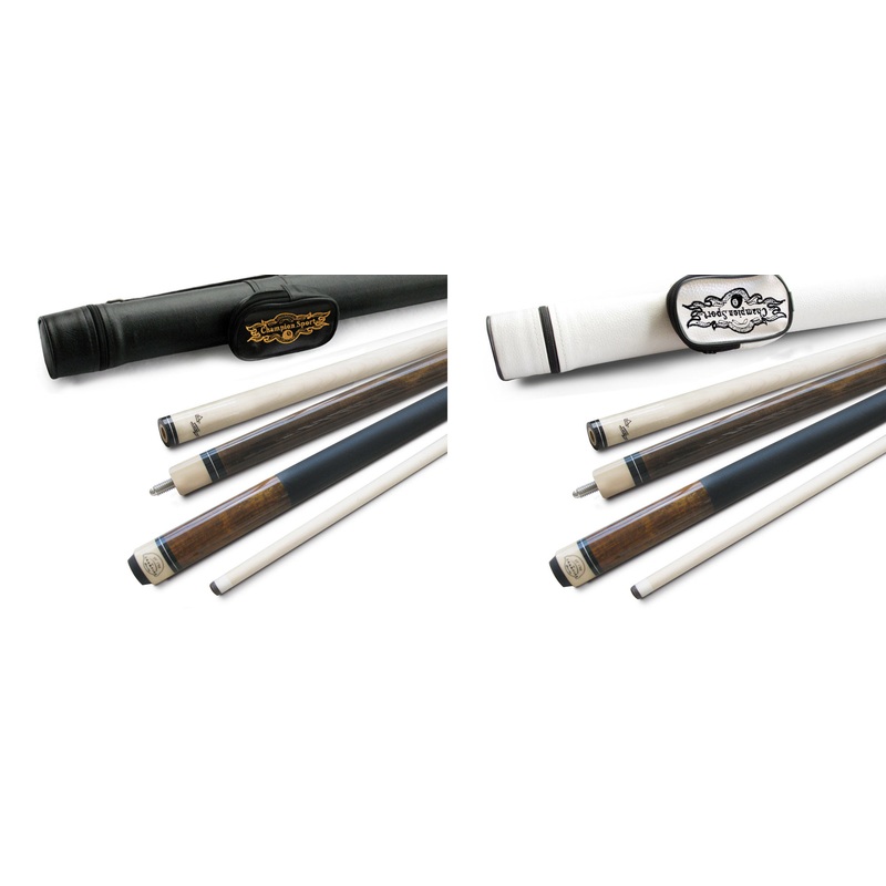 35% Off! Champion ST14 Brown Pool Cue Stick , Black or White Pool Case, Champion Glove