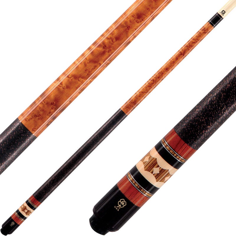 McDermott Cues G Series 6 Bocote Inlays G309