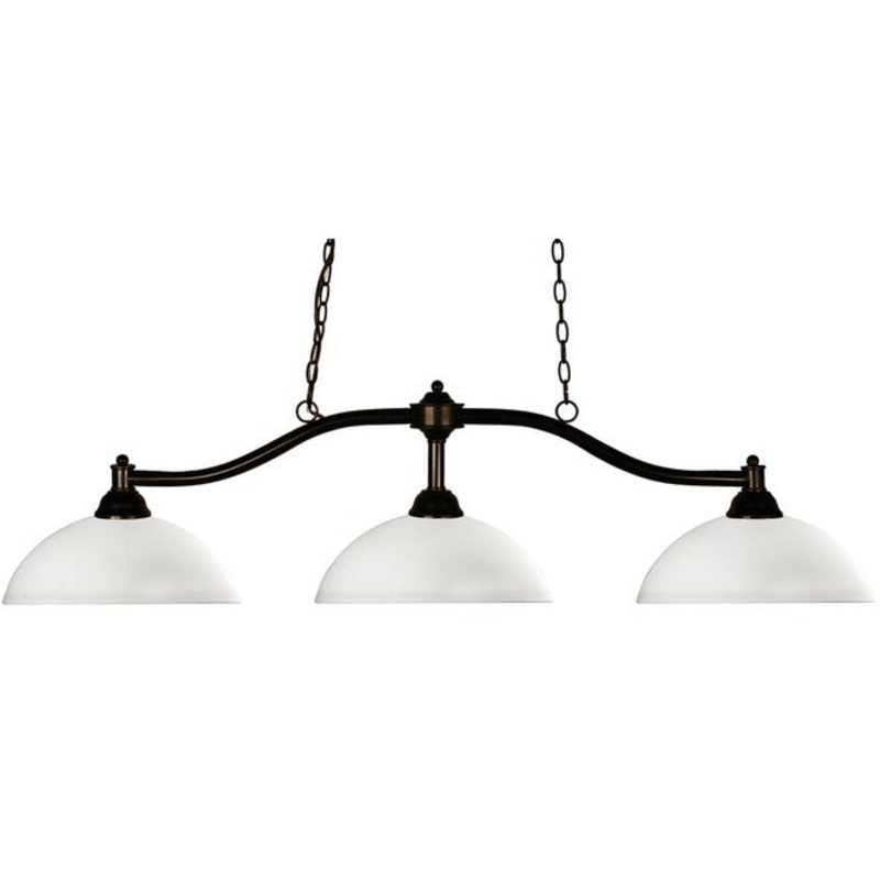 Z-Lite Chance Dome Matte Opal Table Light