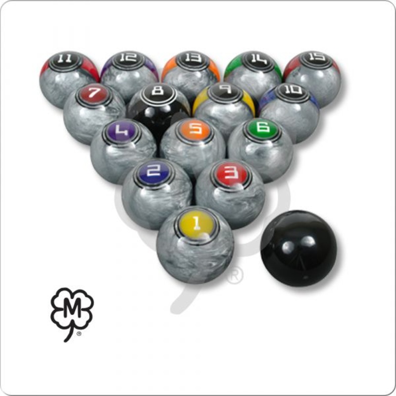McDermott GALAXY pool ball set 2 1/4 for American pool, 9 ball