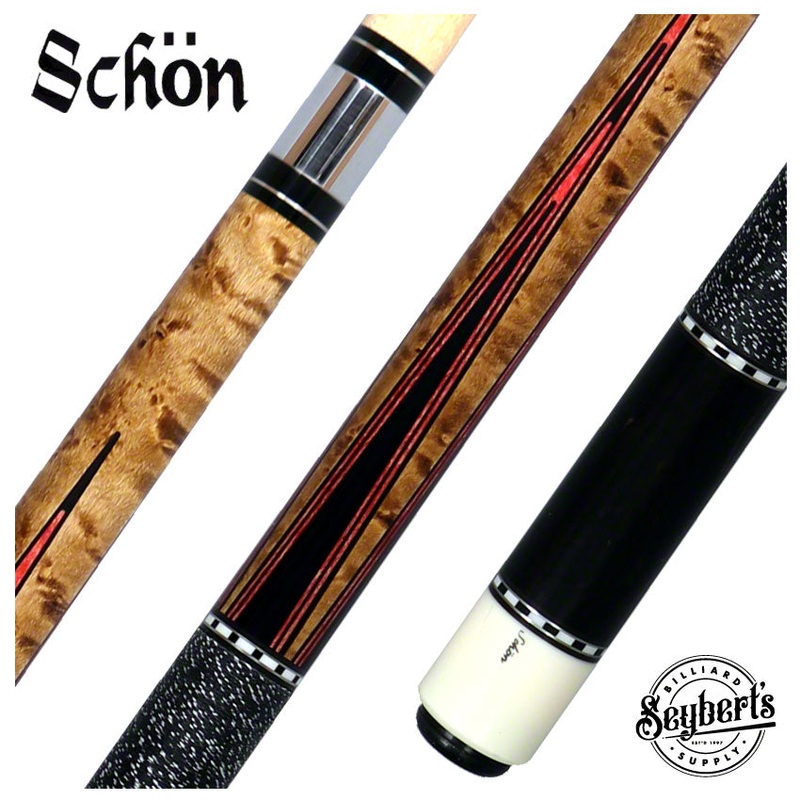 Schon STL Series Red Points Pool Cue – STL5R