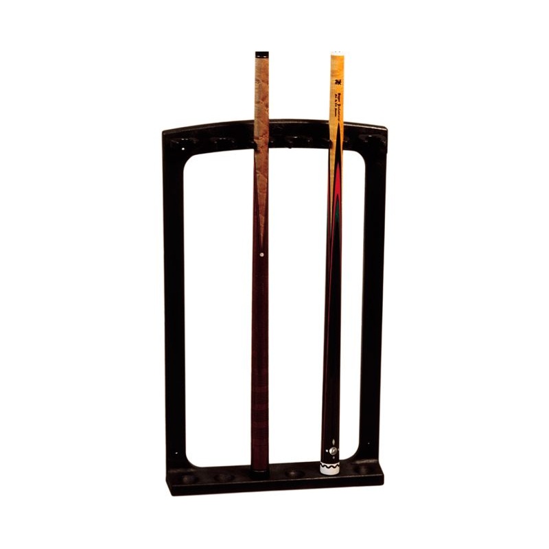 Wall mounted PRO cue rack BLACK
