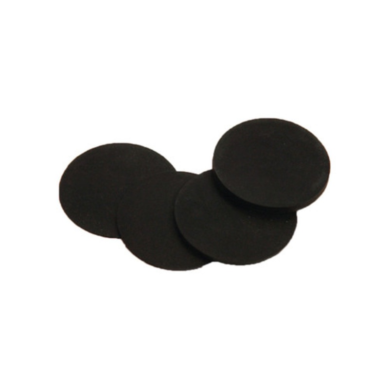 Rubber Leg Shims 1/4 thick, Bag of 20