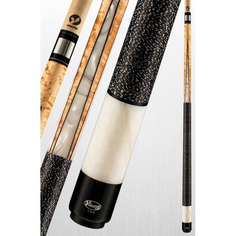 Viking Helix HL0404 Pool Cue  White Pearl| Vikore Shaft