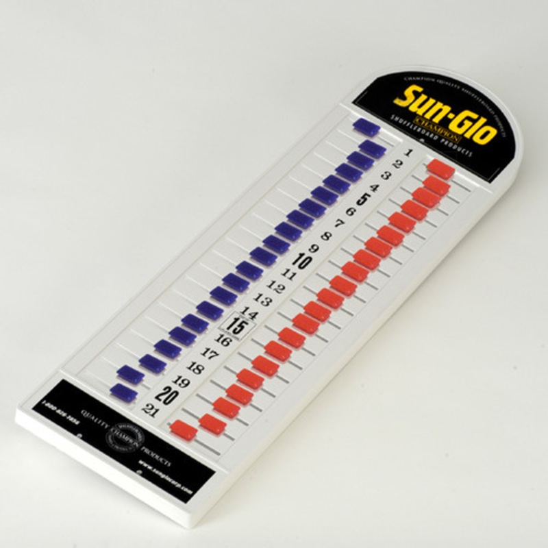 Sun-Glo Plastic Shuffleboard Scoreboard