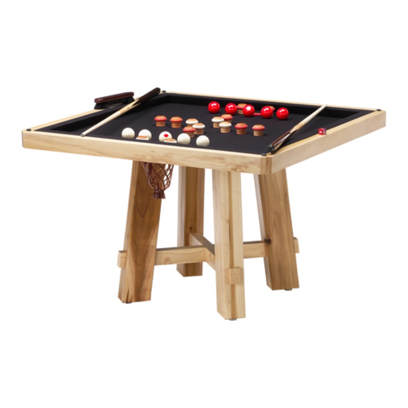 Darafeev El Dorado Poker Dining Game Table with Bumper Pool