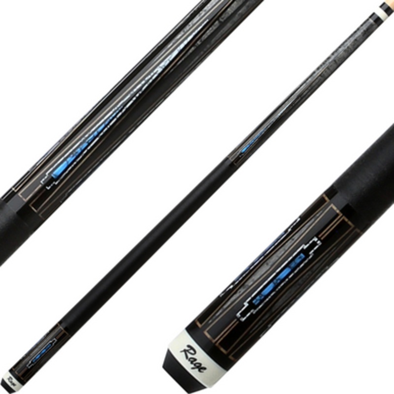 Rage RG217 Grey/Blue Deco Cue