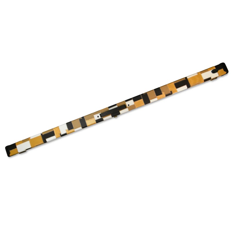 Baize Master deluxe patch case for 2 x 1 piece cues GOLDEN