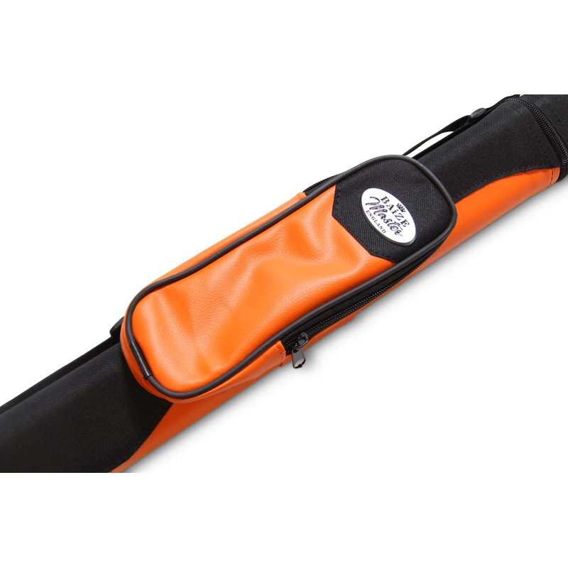 Oval Baize Master TRI TUBE hard tube case for centre jointed cue ORANGE