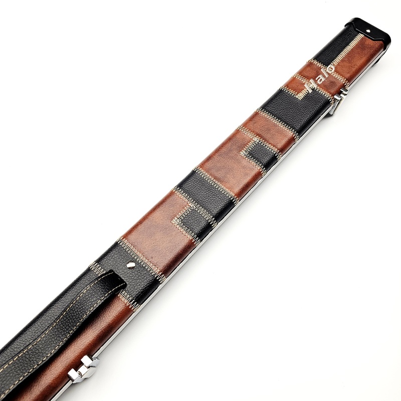 Peradon Limited Edition Black & Tan Patch Halo 3/4 Cue Case