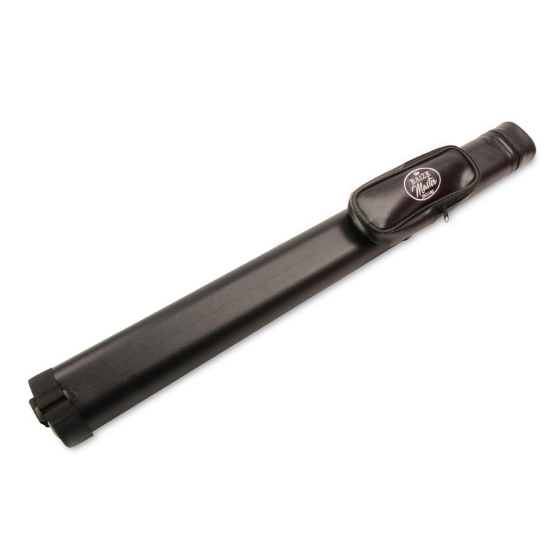 Baize Master tube case for 2 piece centre jointed cue with 9 accessory pocket