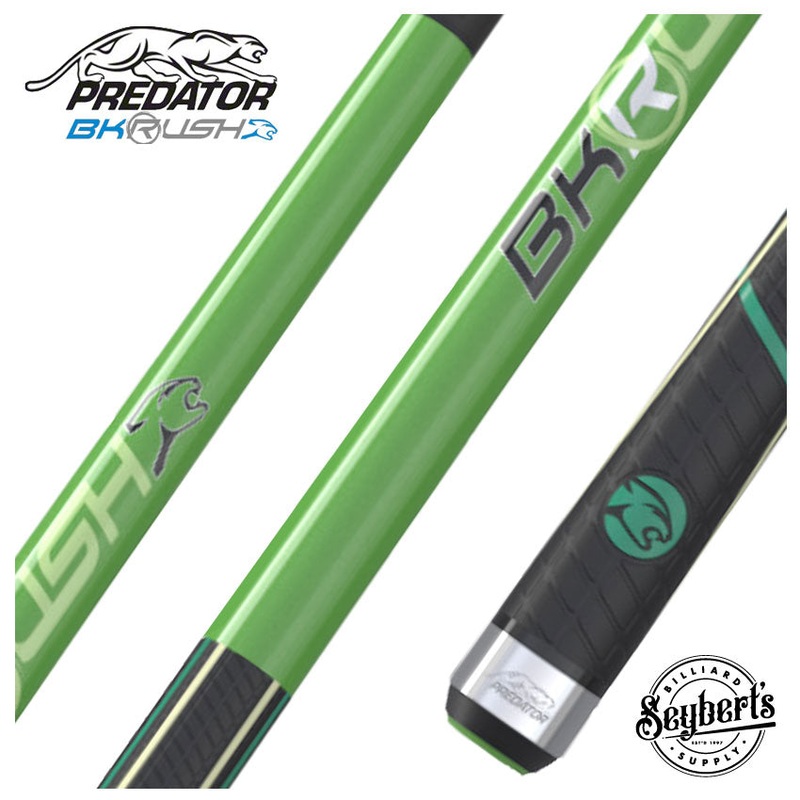 Predator BK Rush Neon Green Break Cue – Sport Wrap