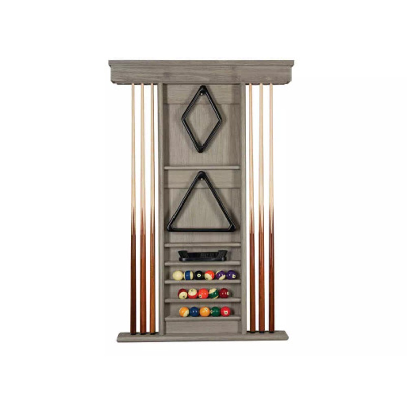 Presidential Ambassador Wall Cue Rack Barn Door Grey